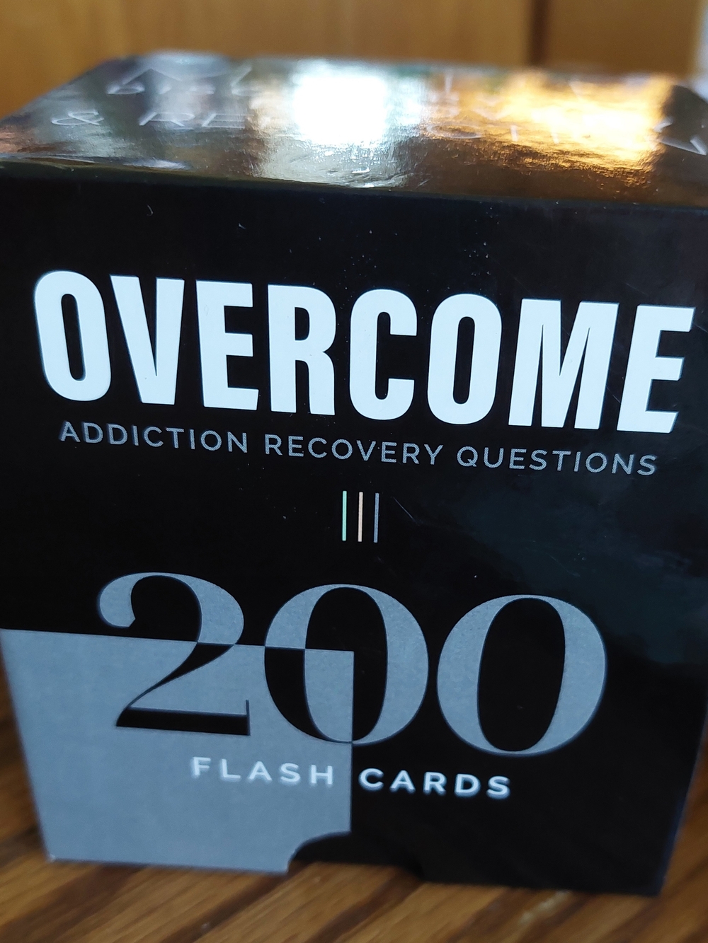 OVERCOME 200 Flash Cards - Addiction Recovery Questions